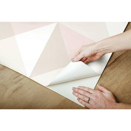 RoomMates Origami Peel & Stick Wallpaper